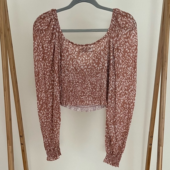 Urban Outfitters Old Soul Cinched Top - Pink - Picture 3 of 4